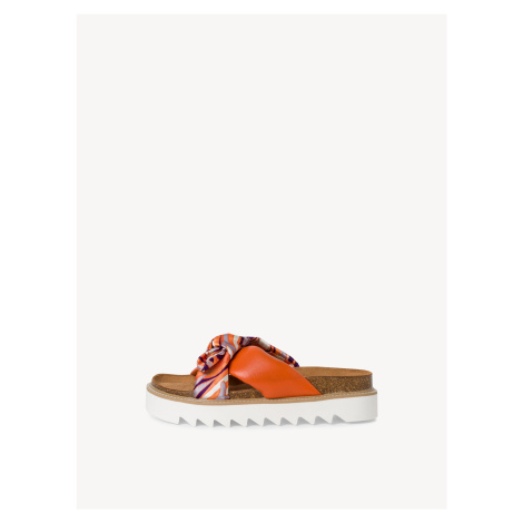 Pantofle oranžová Tamaris