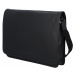 Luxusní pánská kožená taška na notebook černá - Hexagona Symbol černá