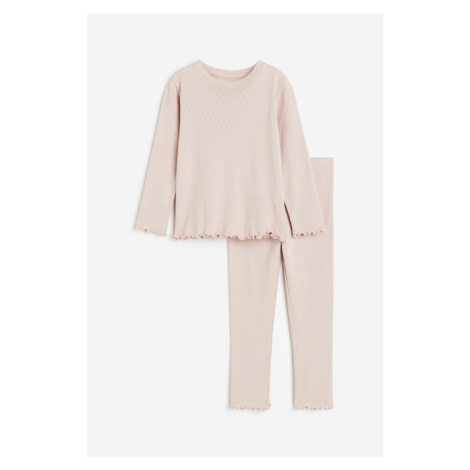 H & M - Žerzejové pyžamo - růžová H&M