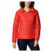 Bunda Columbia Powder Lite™ Hooded Jacket W - oranžová