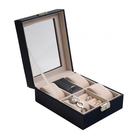 JK BOX SP-1810/A14, Kazeta na hodinky a šperky modrá
