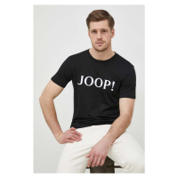 Bavlněné tričko Joop! černá barva, s potiskem