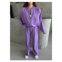 Laluvia Lilac Charlie Tracksuit Set