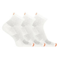 Unisex ponožky Merrell MEA33565Q3B2 WHITE CUSHIONED COTTON QUARTER