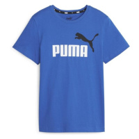 Puma ESSENTIALS+2 COL LOGO TEE Dětské triko, modrá, velikost