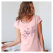Blancheporte Noční košile s potiskem Agathe růžová