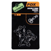 Fox Obratlíky s dvěma kroužky Edges Double Ring Swivel 8ks