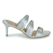 Lauren Ralph Lauren LORRAINE-SANDALS-HEEL SANDAL Stříbrná