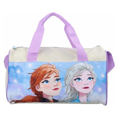 Cestovní taška pro holky Frozen, béžová SETINO