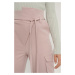 jiná značka NA-KD »Overlapped Pants« kalhoty Barva: Růžová, Mezinárodní