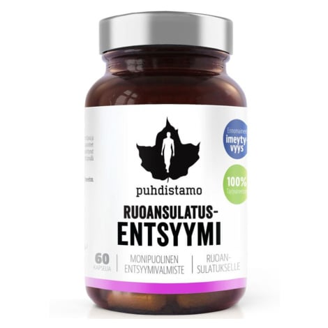 Puhdistamo - Digestive Enzymes 60 kapslí (Trávicí enzymy - Ruoansulatus Enstsyymi)