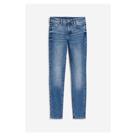 H & M - Skinny Regular Ankle Jeans - modrá H&M