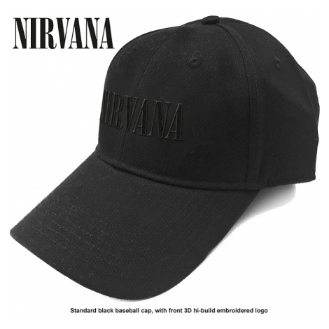 Nirvana kšiltovka, Text Logo Black RockOff