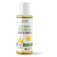 Wooden Spoon Dětský organický olej po opalování Baby & Family Organic 100 ml