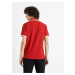 Červené pánské basic polo tričko Celio Beline