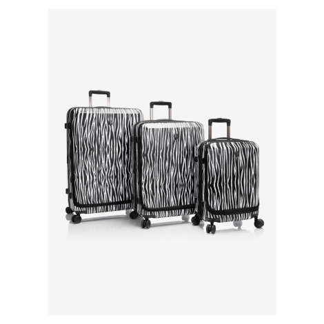 Sada tří cestovních kufrů Heys EZ Fashion S,M,L Zebra