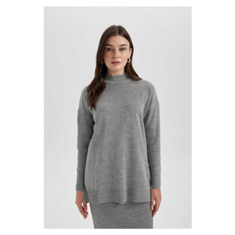 DEFACTO Regular Fit Half Turtleneck Tunic