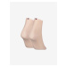 Sada dvou párů dámských ponožek v meruňkové barvě Tommy Hilfiger Underwear