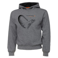 Savage Gear Dětská mikina Junior Jaw Hoodie Grey Melange - 14-16 let