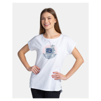 Dámské bavlněné triko Kilpi NELLIM-W bílá