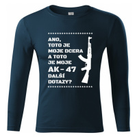 Vtipné tričko pro tatínky Toto je moje dcera a toto je moje AK-47