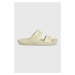 Pantofle Crocs Classic Sandal dámské, béžová barva, 206761