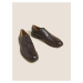 Kožená obuv derbového střihu Marks & Spencer hnědá