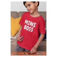 MMO Chlapecké tričko Mini boss Barva: Červená