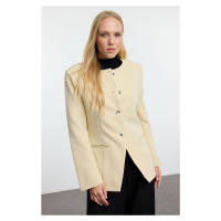 Trendyol Stone Bike Round Neck Blazer Jacket