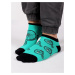 Yoclub Man's Ankle Funny Cotton Socks Patterns Colours