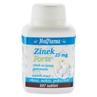 MEDPHARMA Zinek Forte 25 mg 107 tablet