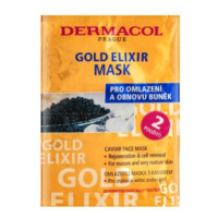 Dermacol Zen Gold Elixir vyživující maska Caviar Face Mask 2 x 8 ml