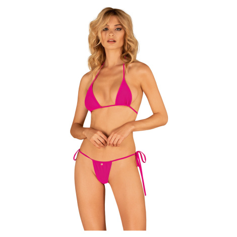 Sexy dvoudílné plavky Bella Vista pink - Obsessive