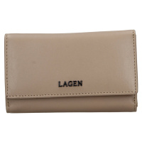 Dámská kožená peněženka Lagen Slávka - béžová