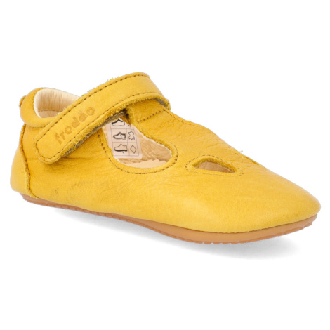 Barefoot sandálky Froddo - Prewalkers Dark Yellow žluté
