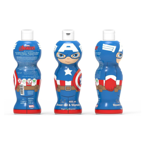Captain America sprchový gel a šampon 400 ml Epee
