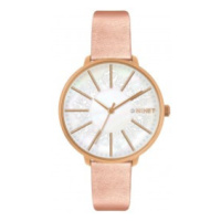 Rose gold dámské hodinky MINET PRAGUE Rose Flower MWL5142