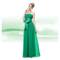 dlouhé zelené společenské šaty Nancy