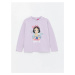 LC Waikiki LCW Kids Crew Neck Cotton Princess Printed Long Sleeve Girls' T-Shirt