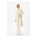 Koton Women Ecru Coat