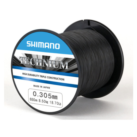 Shimano vlasec technium pb černá-průměr 0,305 mm / nosnost 8,50 kg / návin 650 m