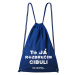 DOBRÝ TRIKO Bavlněný batoh s potiskem Rozbrečím cibuli Barva: Královsky modrá