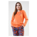 Dámské pyžamo Vienetta Secret Nicol | oranžová