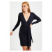 Trendyol Dress - Navy blue - Wrapover