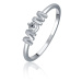 JVD Krásný stříbrný prsten se zirkonem MOM SVLR0984X61BI 58 mm