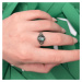 OLIVIE Stříbrný prsten ABALONE 8204