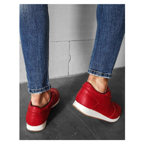 Red men's shoes DStreet