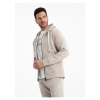 Ombre Men's sweatshirt set unbuttoned sweatshirt + pants