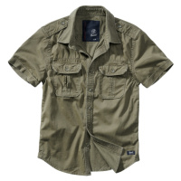 Brandit Košile Vintage Shirt Shortsleeve 1/2 olivová