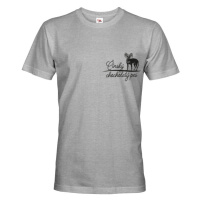 Pánské tričko pro milovníky zvířat - Čínsky chocholatý pes
